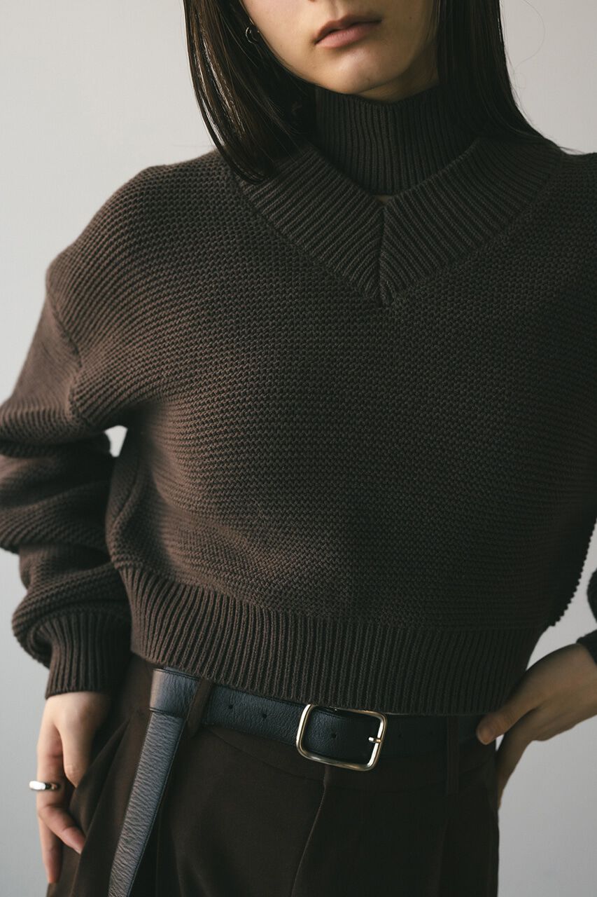 STYLEMIXER「チョーカーネックVニット」|ニット・セーター|