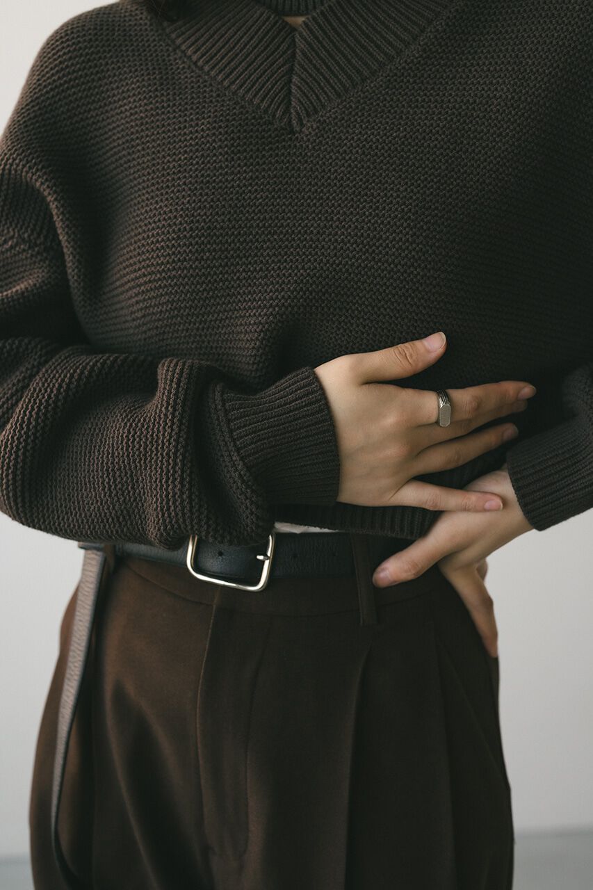 STYLEMIXER「チョーカーネックVニット」|ニット・セーター|