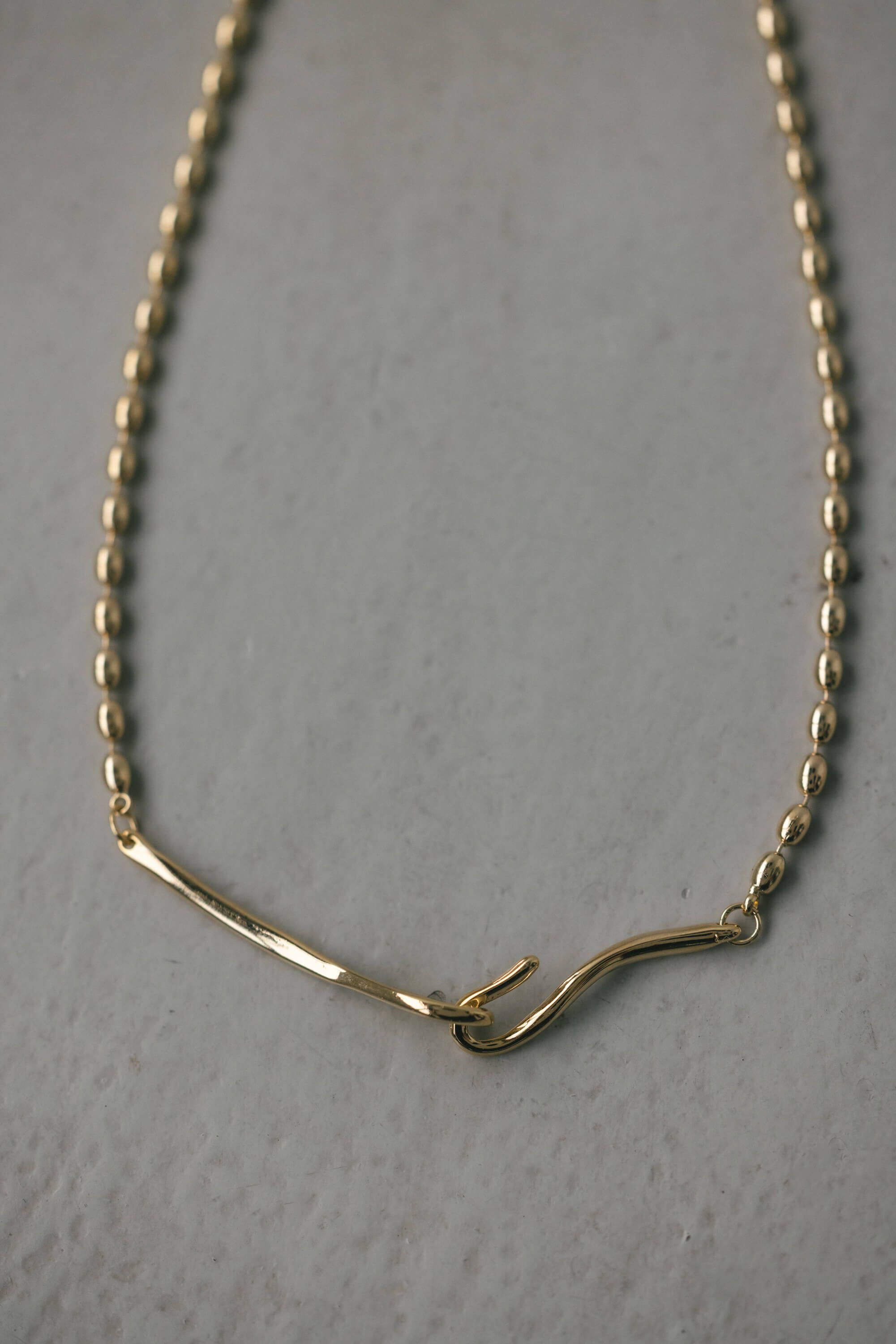 STYLEMIXER「2WAYフックチェーンネックレス」|ネックレス|