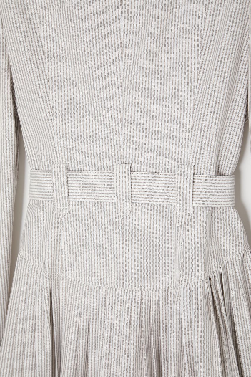MOUSSY「BELTED PLEATS ドレス」|ワンピース|