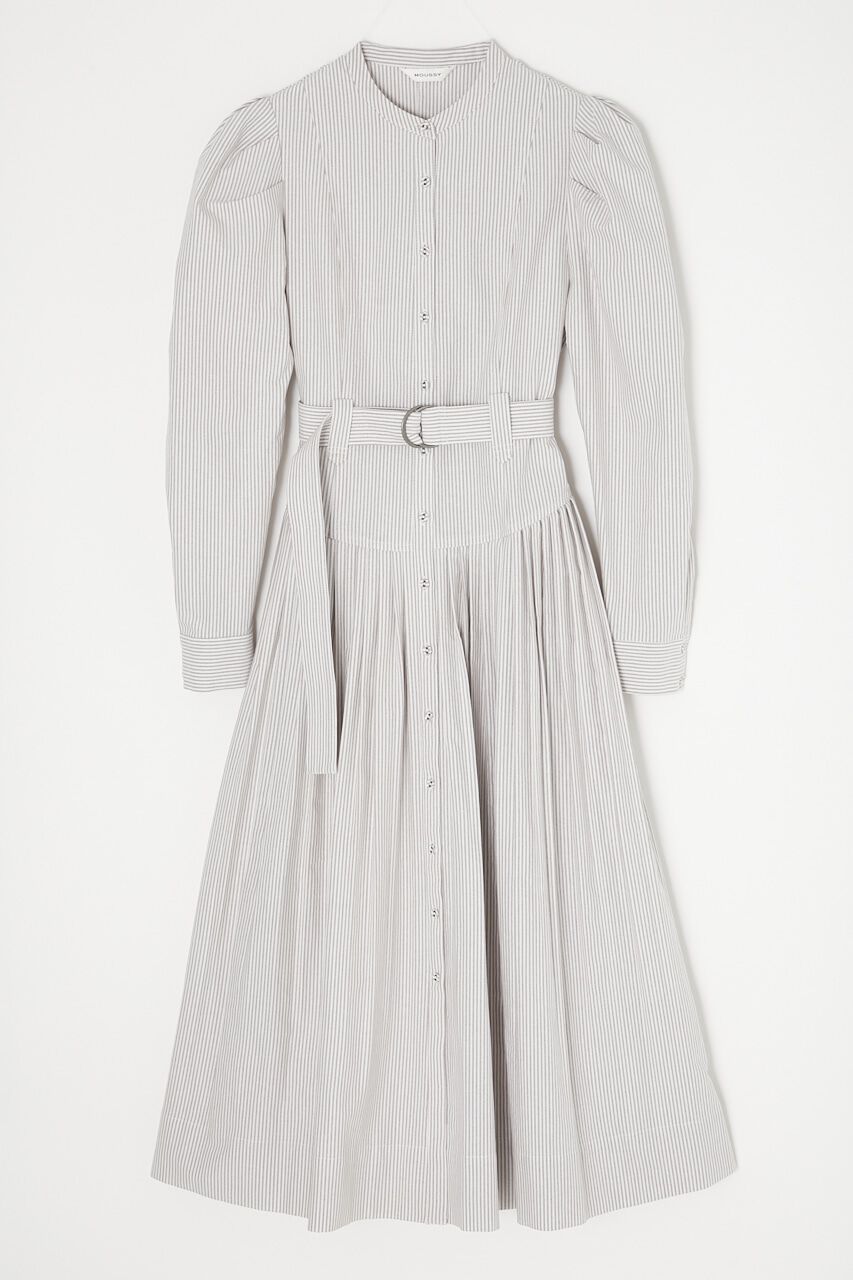 MOUSSY「BELTED PLEATS ドレス」|ワンピース|
