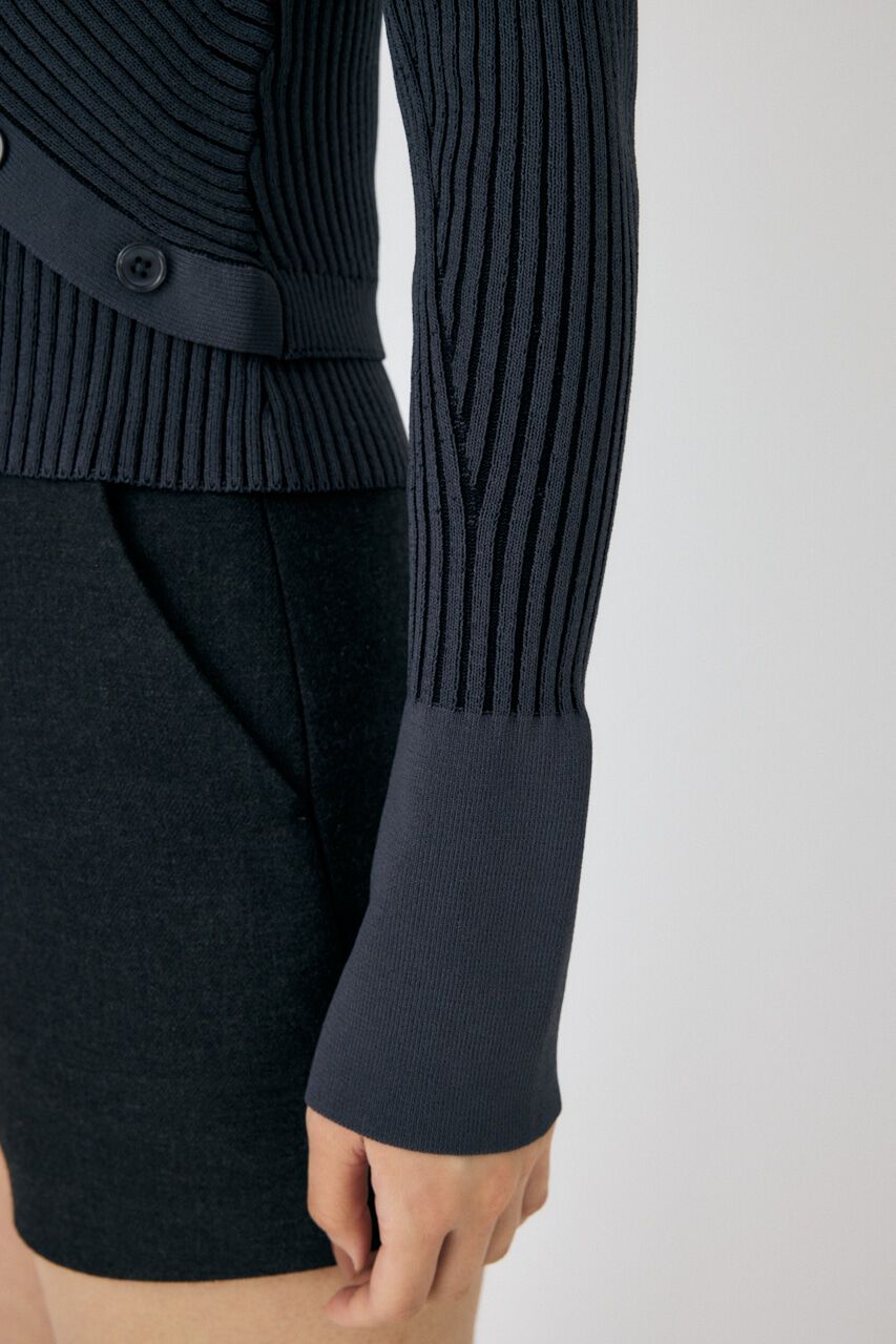 MOUSSY「RIB KNIT カーディガン&キャミ」|ニット・セーター|