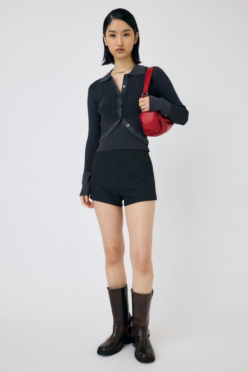 MOUSSY「RIB KNIT カーディガン&キャミ」|ニット・セーター|