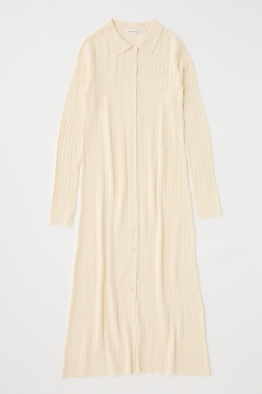 MOUSSY「SHEER LONG カーディガン」|ワンピース|