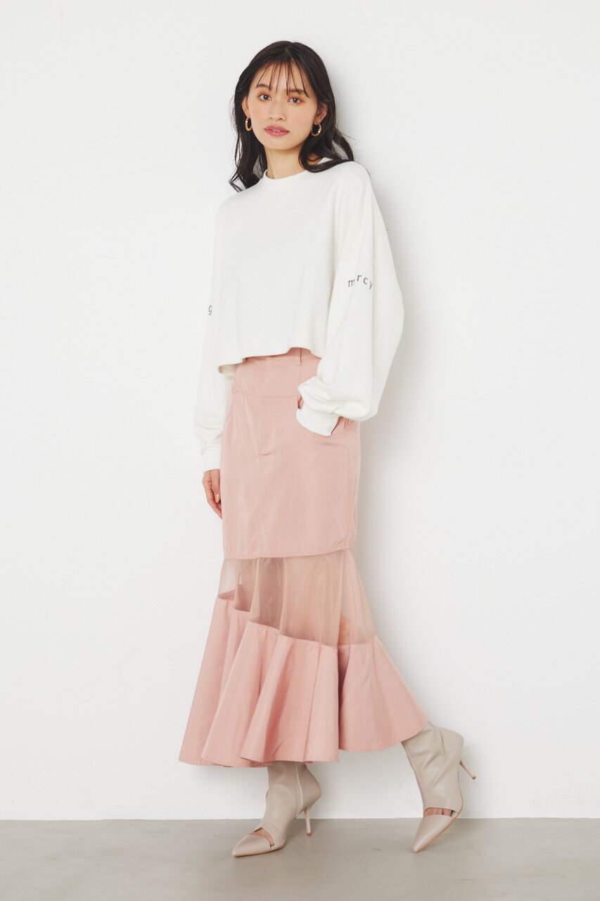 rienda「アームロゴスウェットTOP」|パーカー|