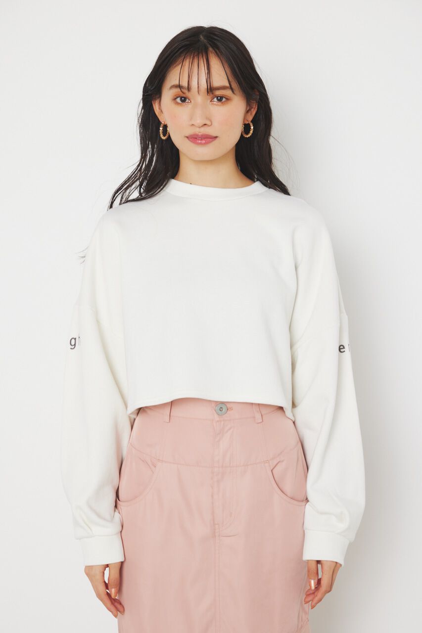 rienda「アームロゴスウェットTOP」|パーカー|