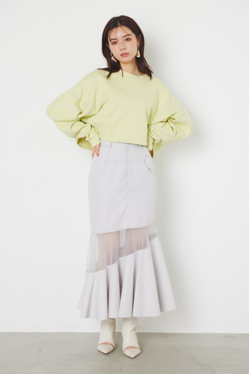 rienda「アームロゴスウェットTOP」|パーカー|