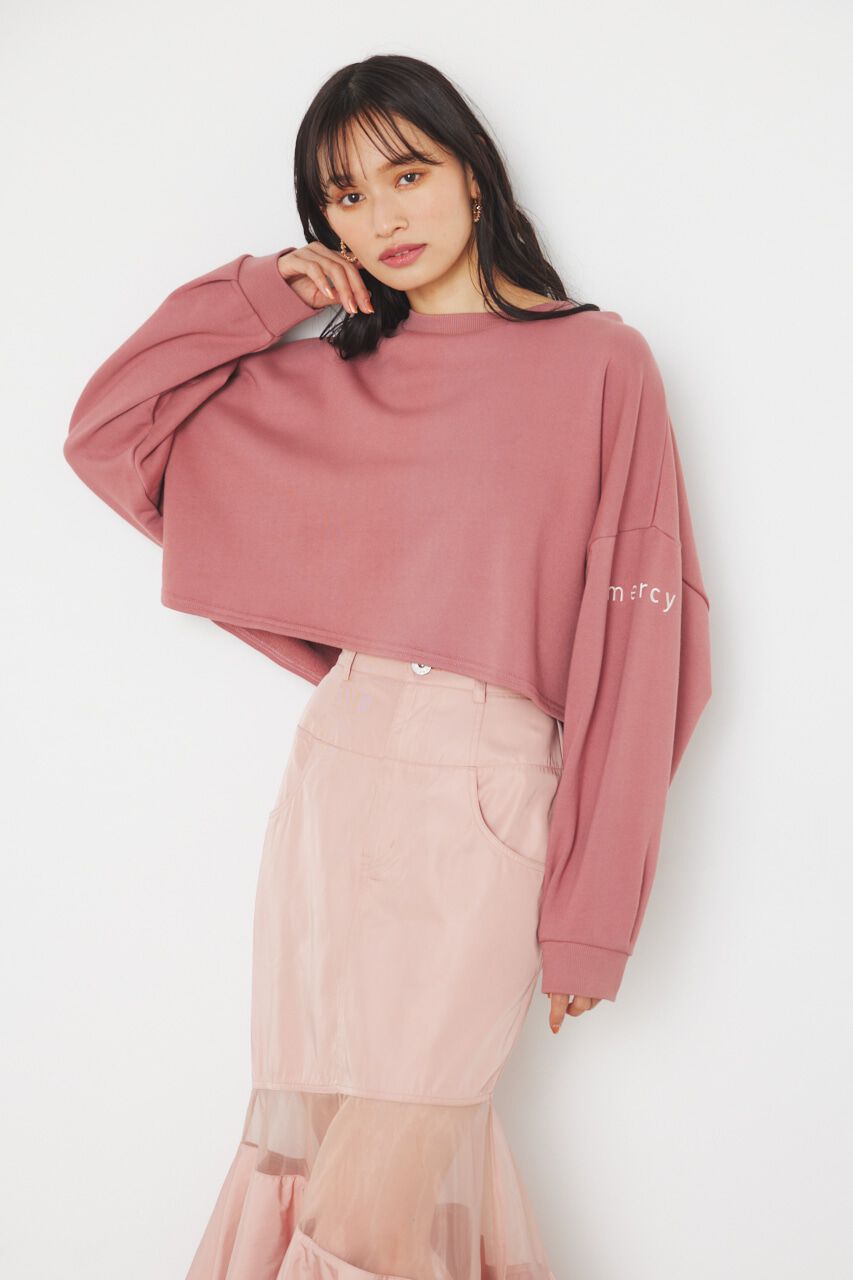 rienda「アームロゴスウェットTOP」|パーカー|