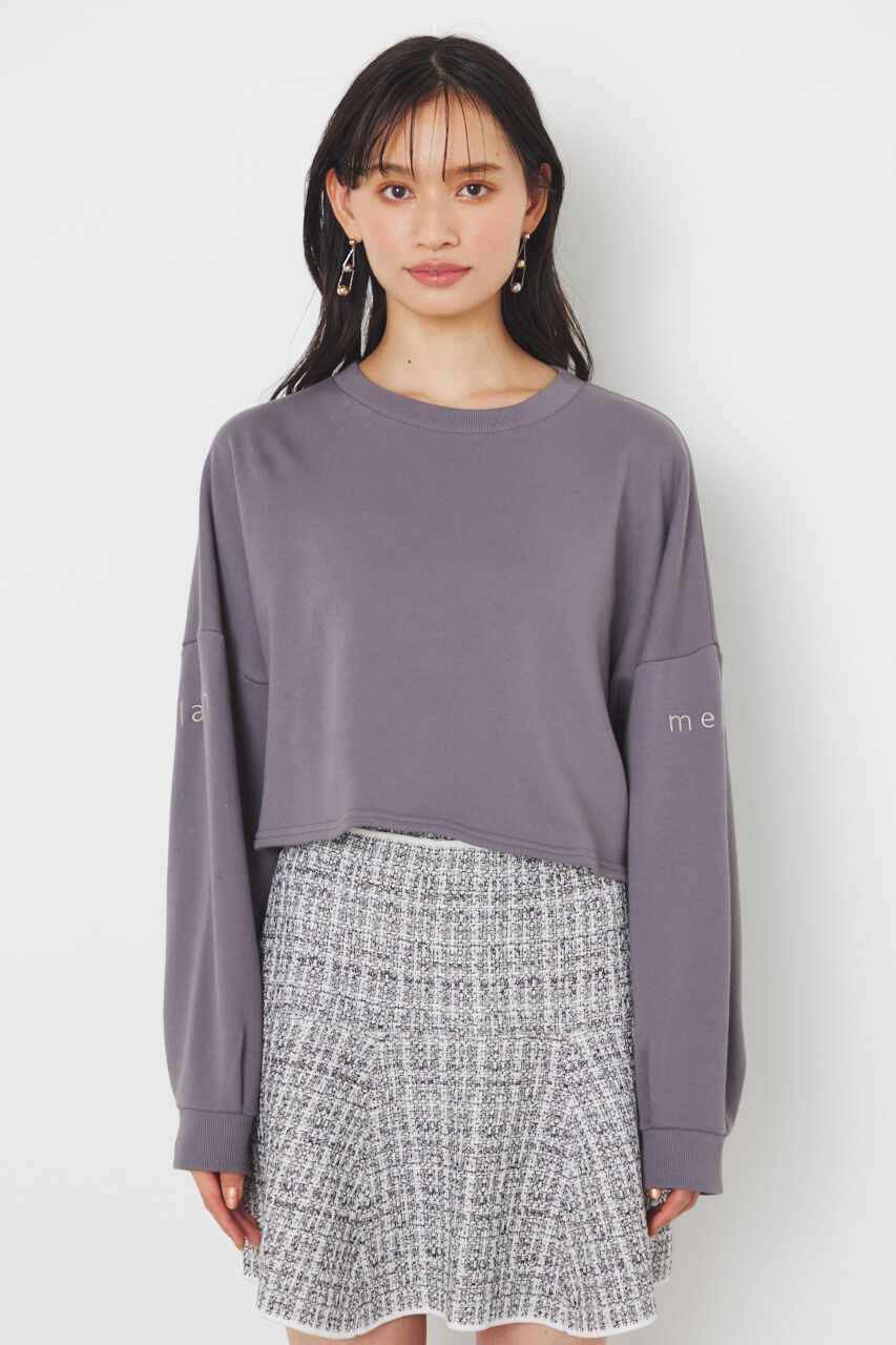 rienda「アームロゴスウェットTOP」|パーカー|