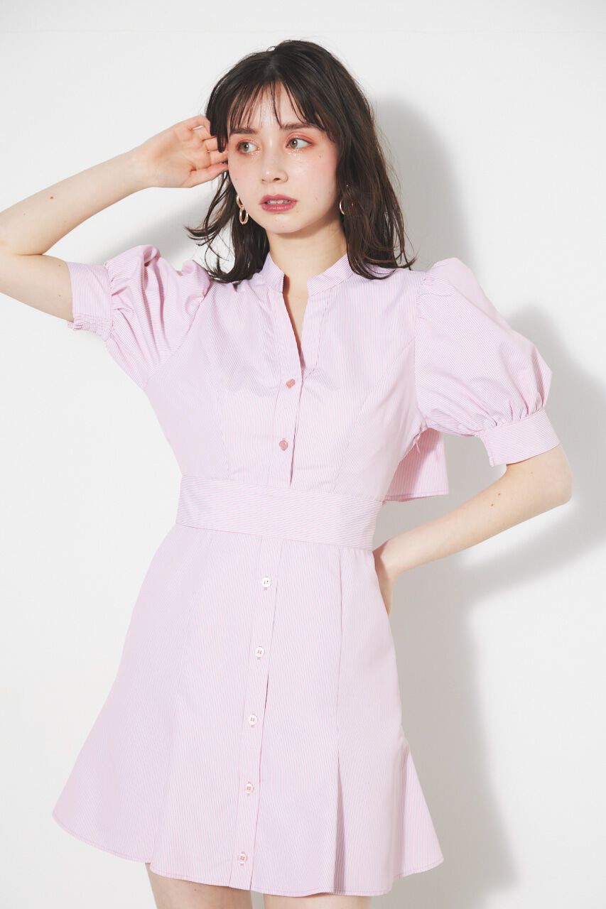 rienda「バックフリルオープンマーメイドミニOP」|ワンピース|