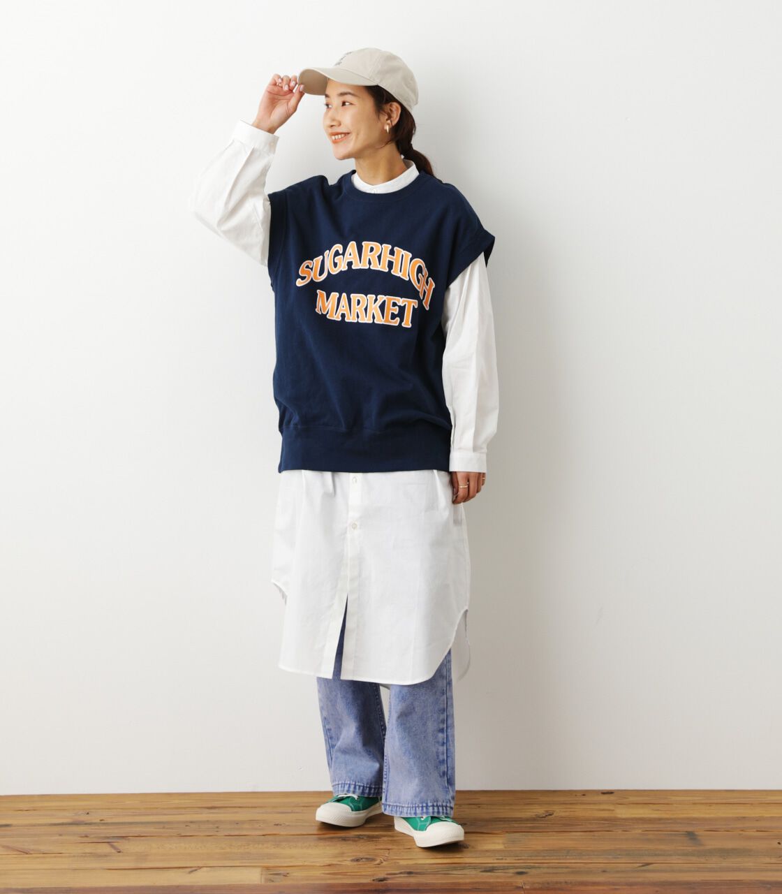 RODEO CROWNS「カレッジスウェットベスト」|その他|