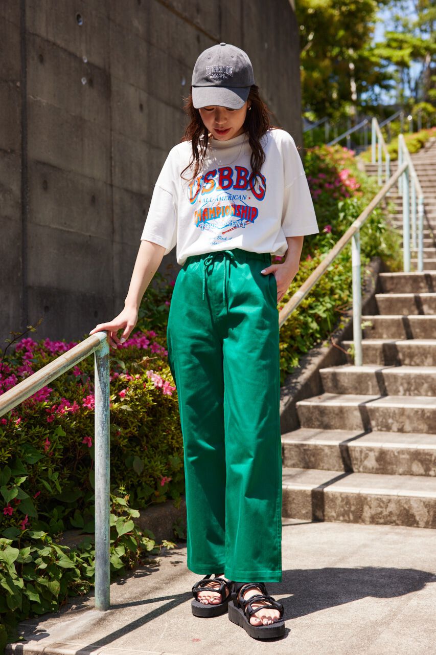 RODEO CROWNS「TRI-FUNCTION EASY ワイドパンツ」|その他|GRN