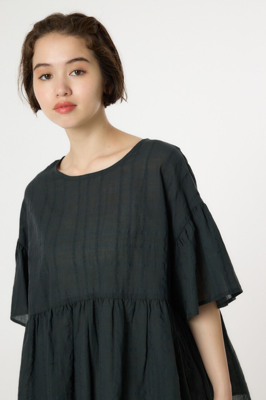 RODEO CROWNS「リネンライクフリルブラウス」|シャツ・ブラウス|