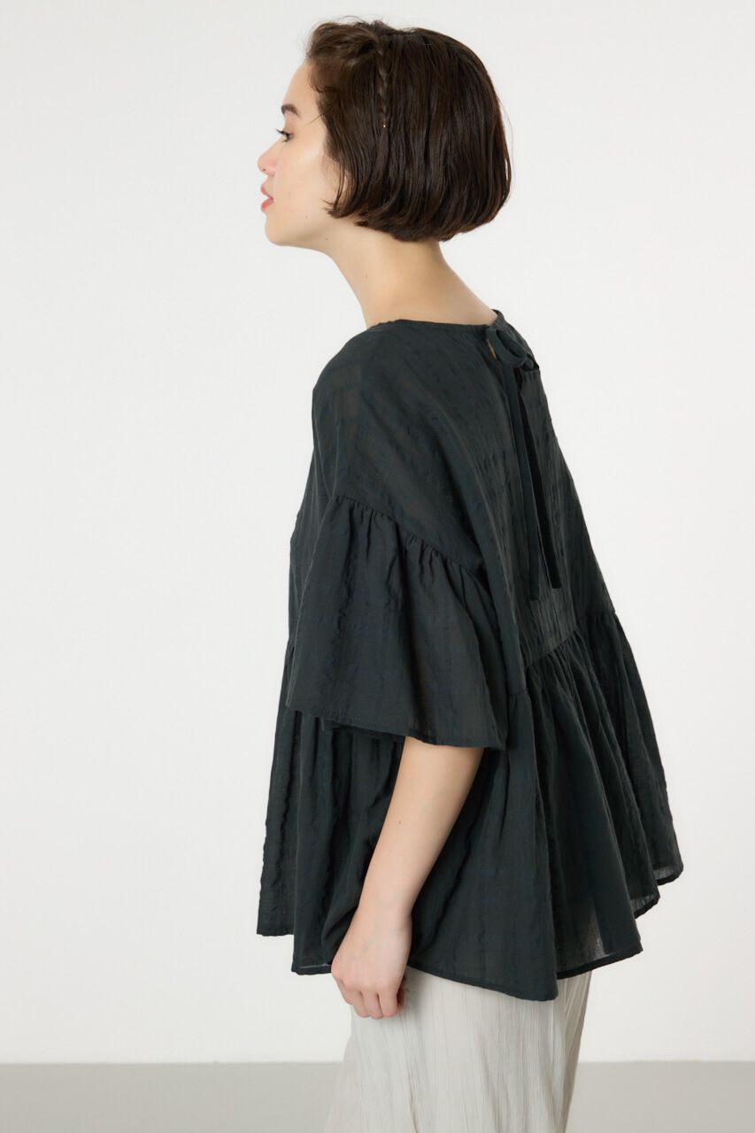 RODEO CROWNS「リネンライクフリルブラウス」|シャツ・ブラウス|