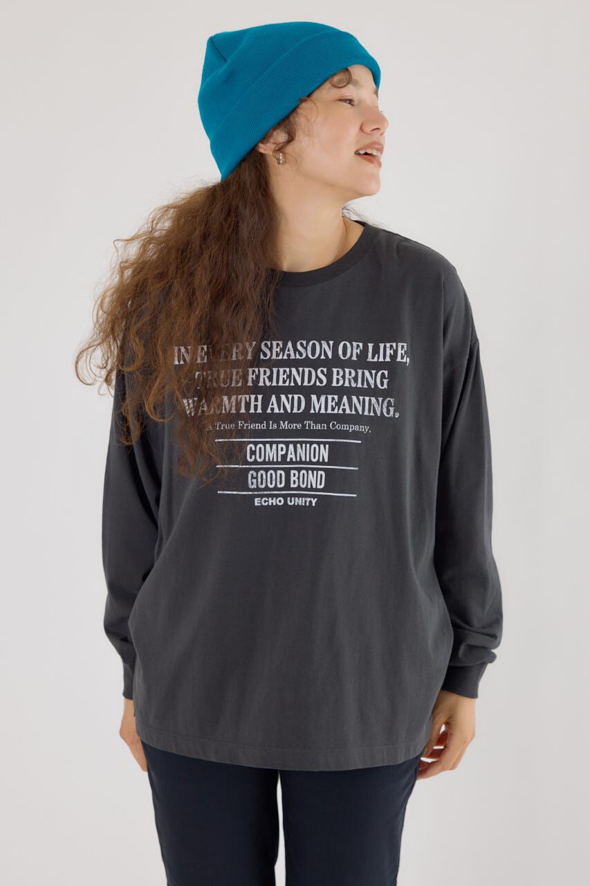 RODEO CROWNS「バックドッキングロングスリーブTシャツ」|Tシャツ・カットソー|C.GRY