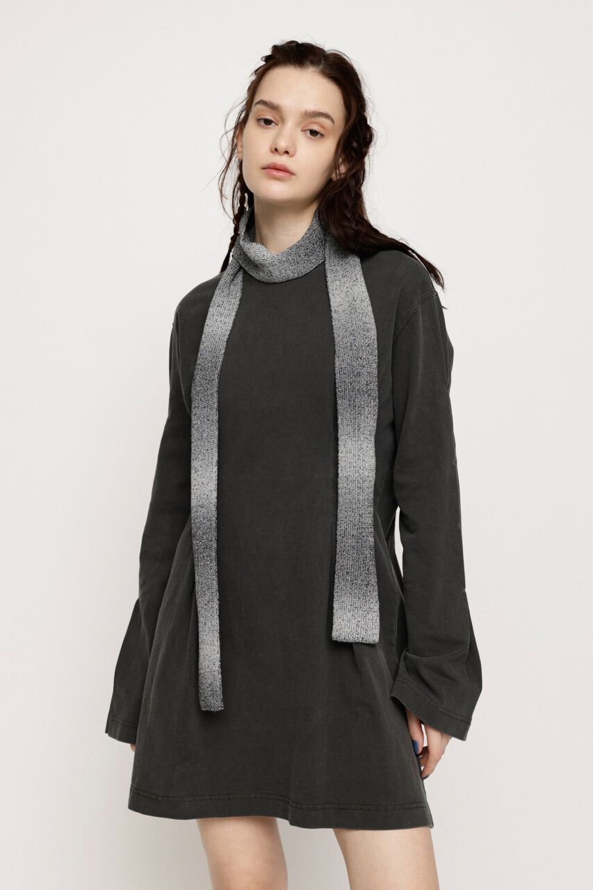 SLY「MELANGE THIN マフラー」|その他|M/BLK7