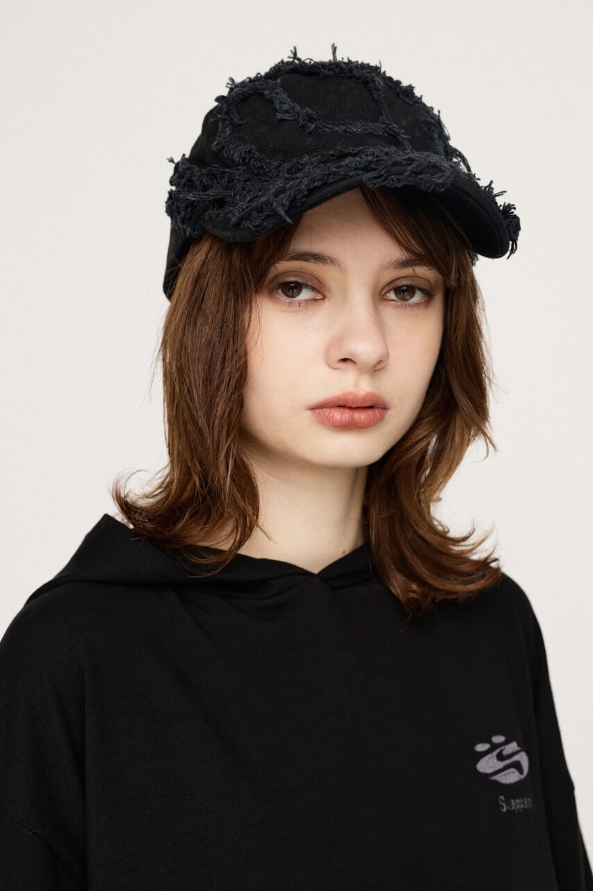 SLY「DAMAGE DENIM キャップ」|その他|