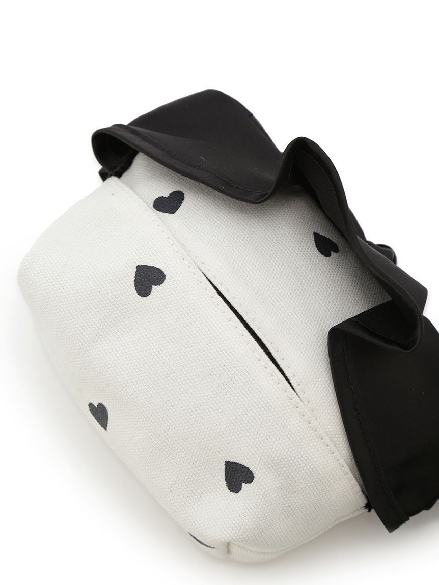 SNIDEL HOME「オーガニックキャンバスポーチ（HEART）」|ポーチ|