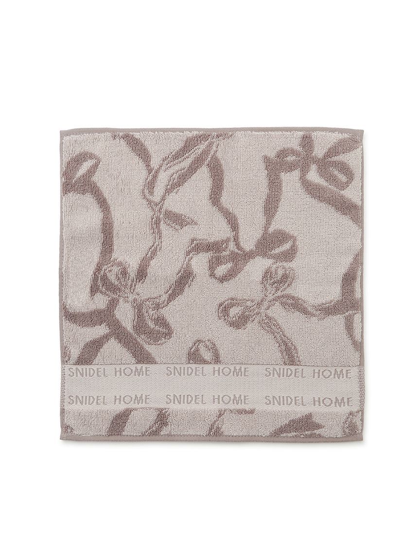 SNIDEL HOME「リボンジャカードハンドタオル」|ハンカチ|MOC