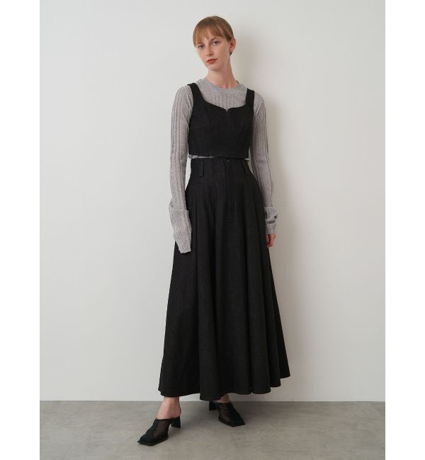 ELENDEEK「DENIM TUCKED SK」|スカート|