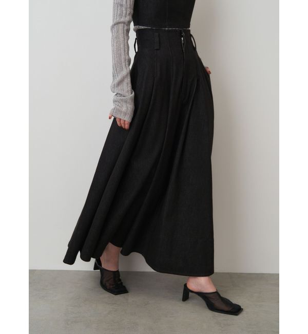 ELENDEEK「DENIM TUCKED SK」|スカート|