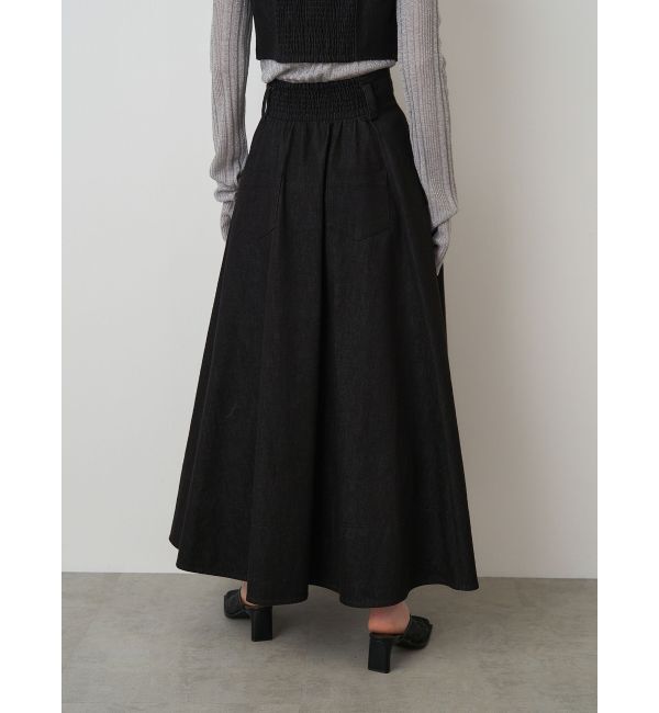 ELENDEEK「DENIM TUCKED SK」|スカート|