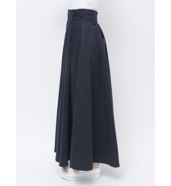 ELENDEEK「DENIM TUCKED SK」|スカート|