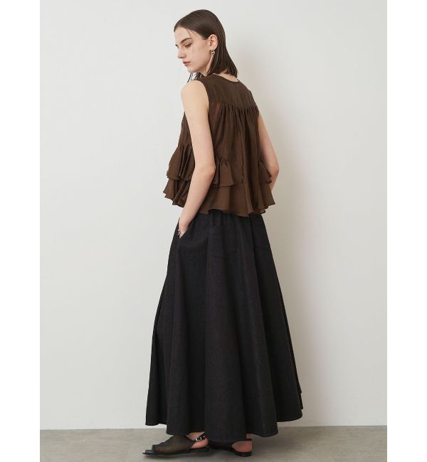 ELENDEEK「DENIM TUCKED SK」|スカート|