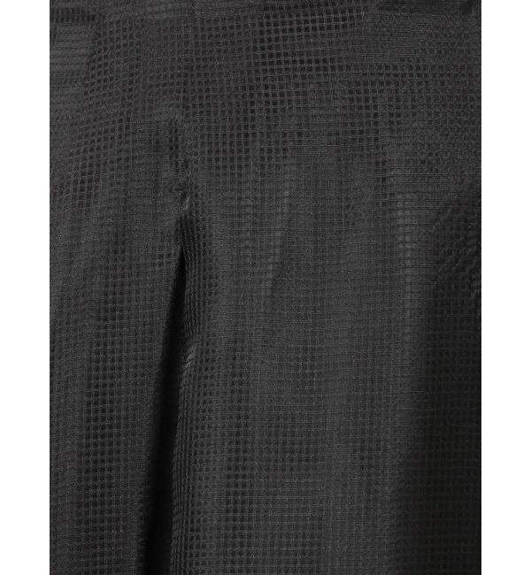 ELENDEEK「【FUJIKO&times;ELENDEEK】2WAY SHEER CHECK FLARED SK」|スカート|