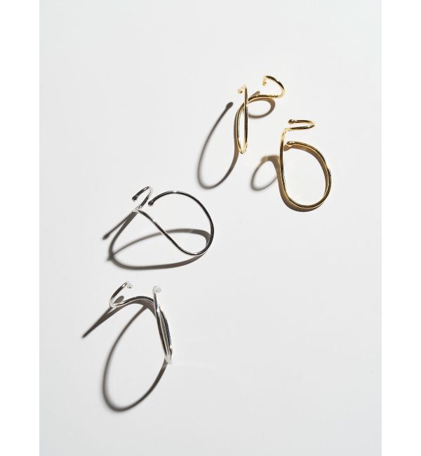 ELENDEEK「HOOP EAR CUFF」|イヤーカフ|ゴールド