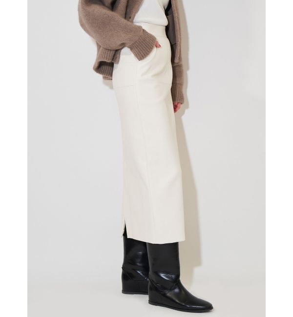 ELENDEEK「FAUX LEATHER SK」|スカート|