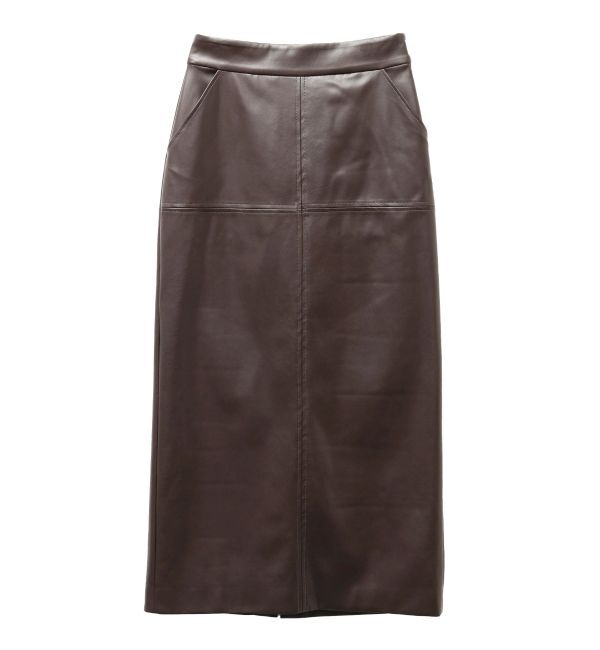 ELENDEEK「FAUX LEATHER SK」|スカート|