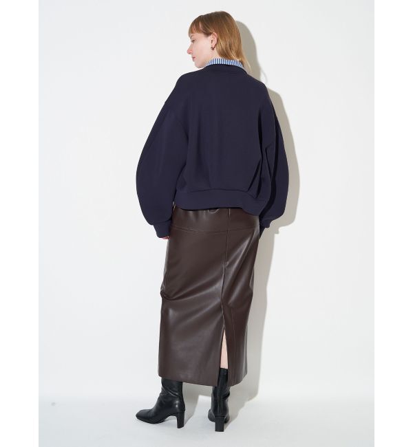 ELENDEEK「FAUX LEATHER SK」|スカート|