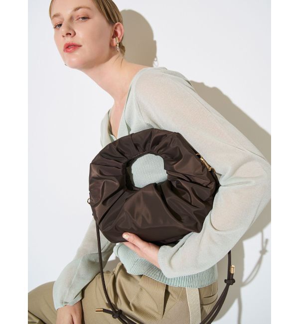 ELENDEEK「【OUTDOOR PRODUCTS&times;ELENDEEK】TUCK CIRCLE BAG」|ハンドバッグ|ブラウン