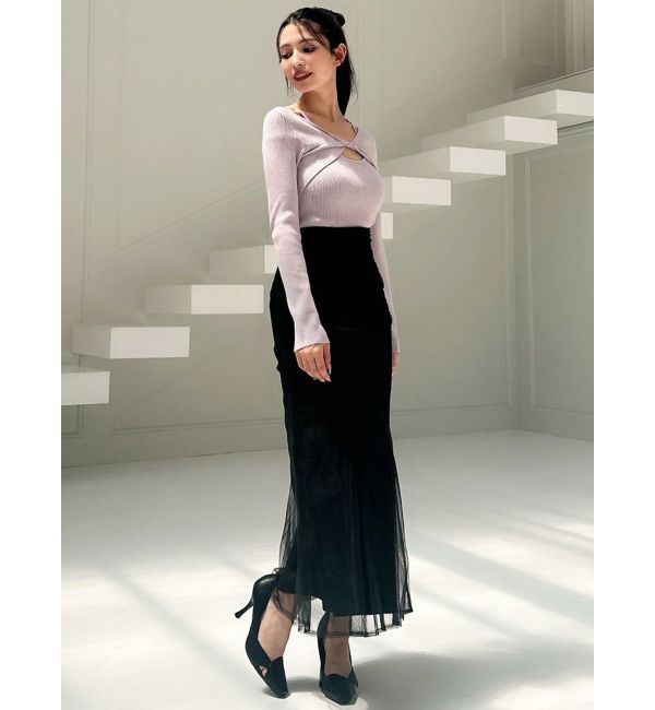 RESEXXY「チュールマーメイドスカート」|スカート|