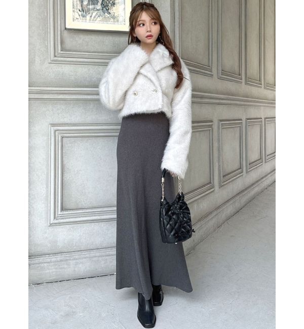 RESEXXY「バックリボンマーメイドニットワンピース」|ワンピース|