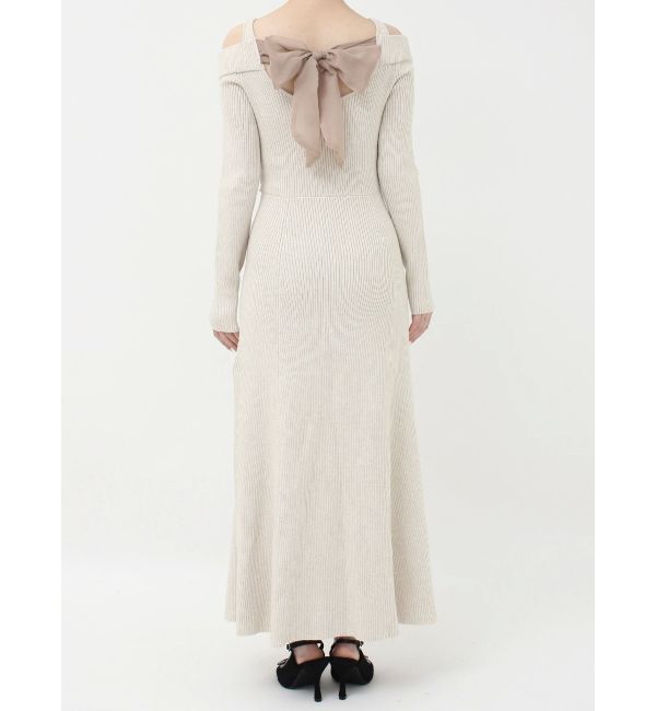 RESEXXY「バックリボンマーメイドニットワンピース」|ワンピース|