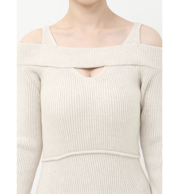 RESEXXY「バックリボンマーメイドニットワンピース」|ワンピース|