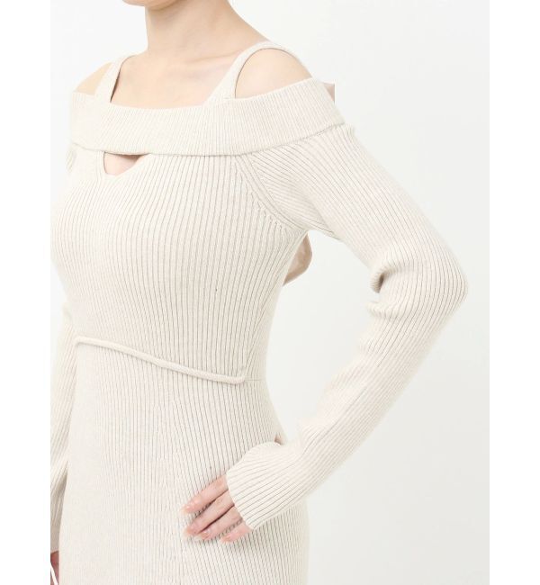 RESEXXY「バックリボンマーメイドニットワンピース」|ワンピース|