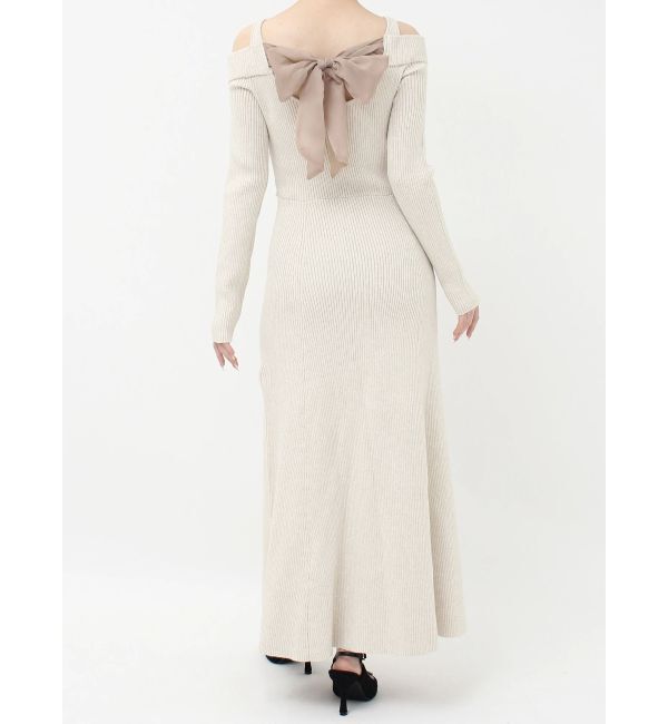 RESEXXY「バックリボンマーメイドニットワンピース」|ワンピース|