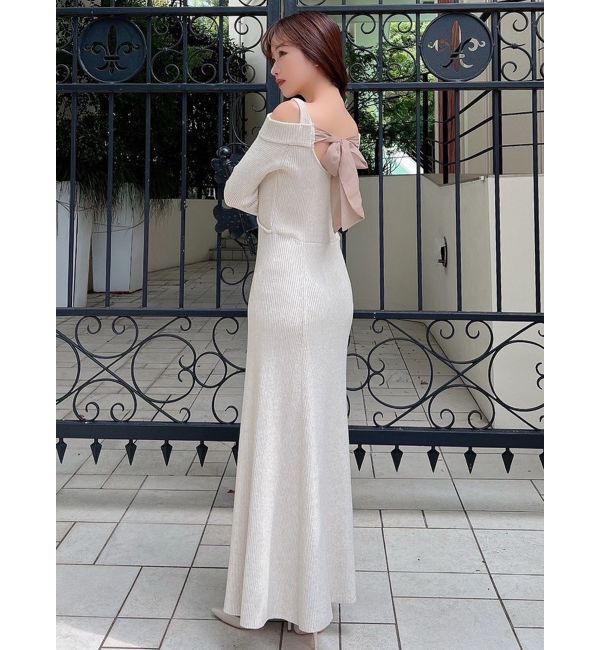 RESEXXY「バックリボンマーメイドニットワンピース」|ワンピース|