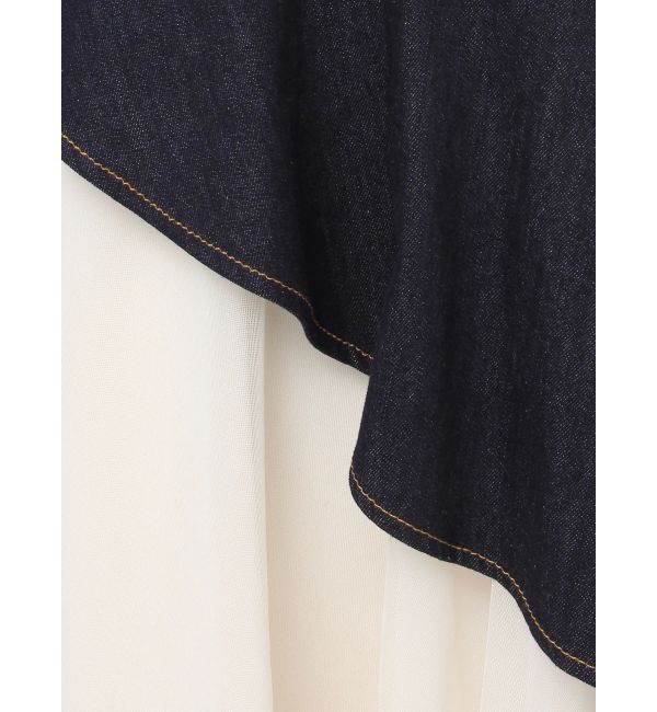 RESEXXY「【WEB限定】チュールドッキングフレアスカート」|スカート|