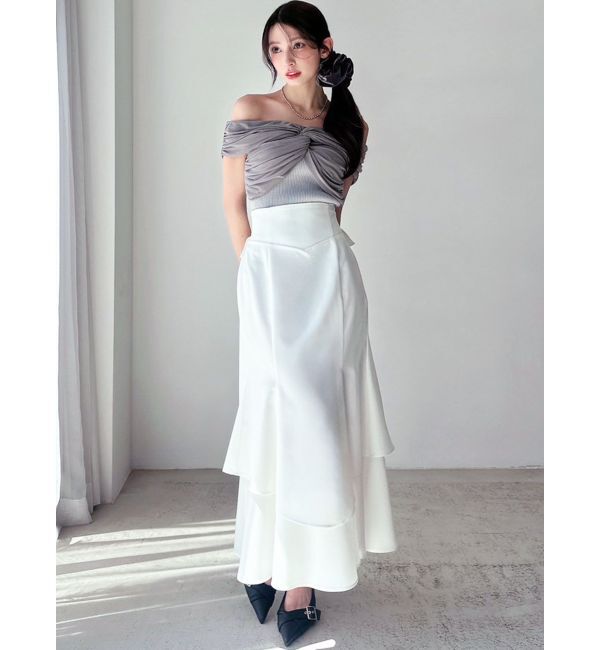 RESEXXY「バッスルデザインマーメイドスカート」|スカート|