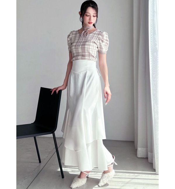 RESEXXY「バッスルデザインマーメイドスカート」|スカート|