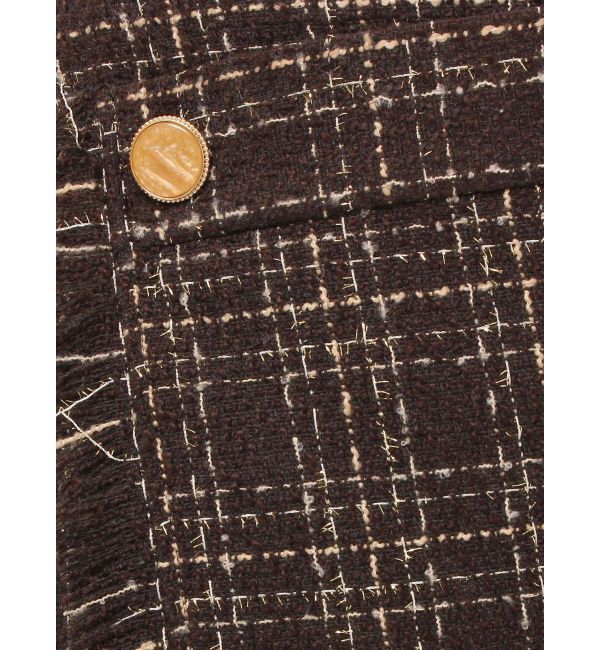 RESEXXY「ツイードラップミニスカート」|スカート|