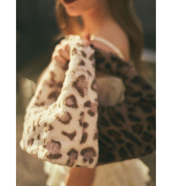 RESEXXY「レオパードフェイクファーバッグ」|ハンドバッグ|