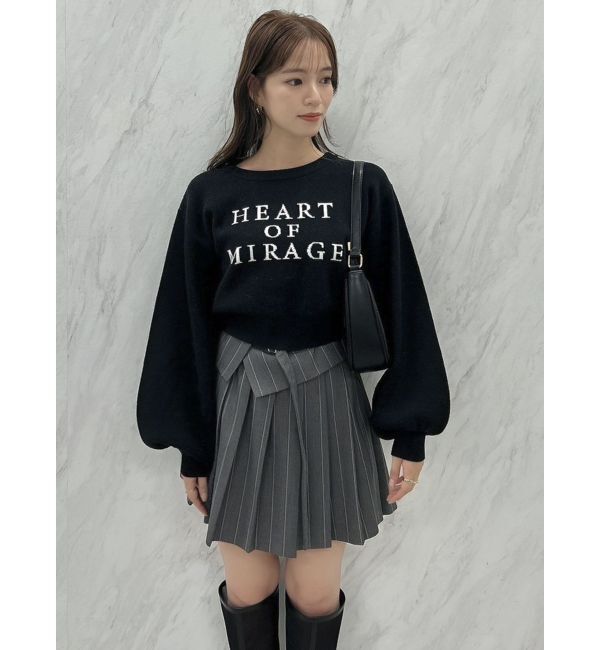 dazzlin「ストライププリーツミニスカート」|スカート|