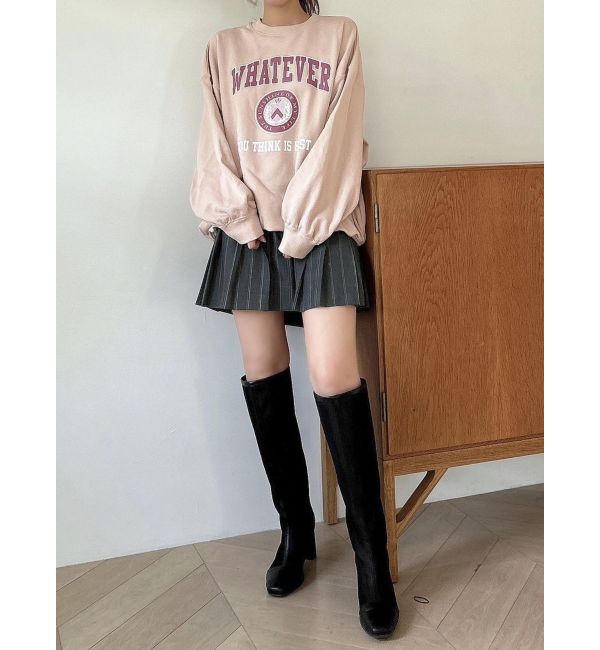 dazzlin「ストライププリーツミニスカート」|スカート|