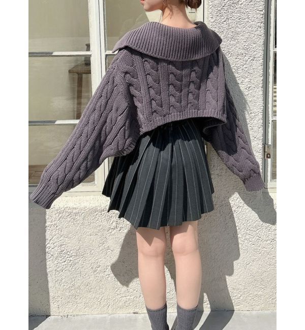 dazzlin「ストライププリーツミニスカート」|スカート|