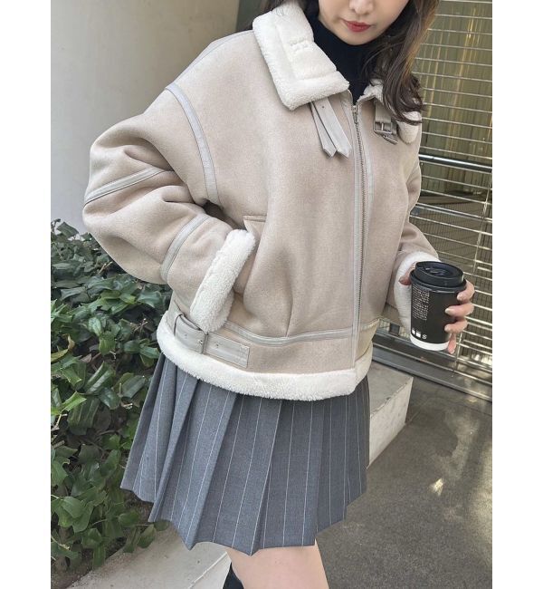 dazzlin「ストライププリーツミニスカート」|スカート|